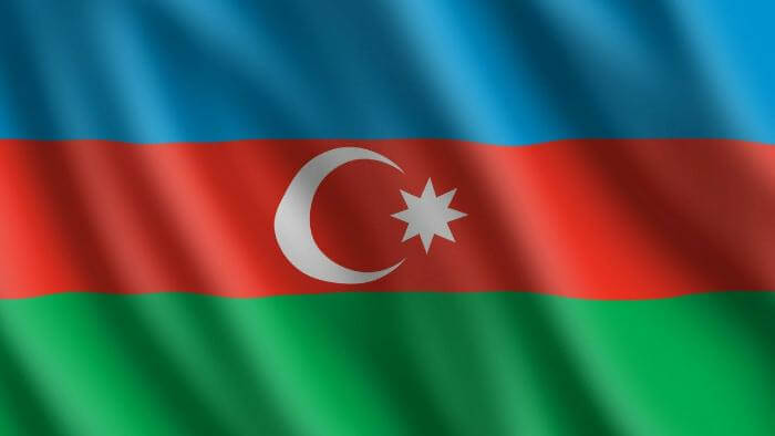 Государственный флаг Азербайджана