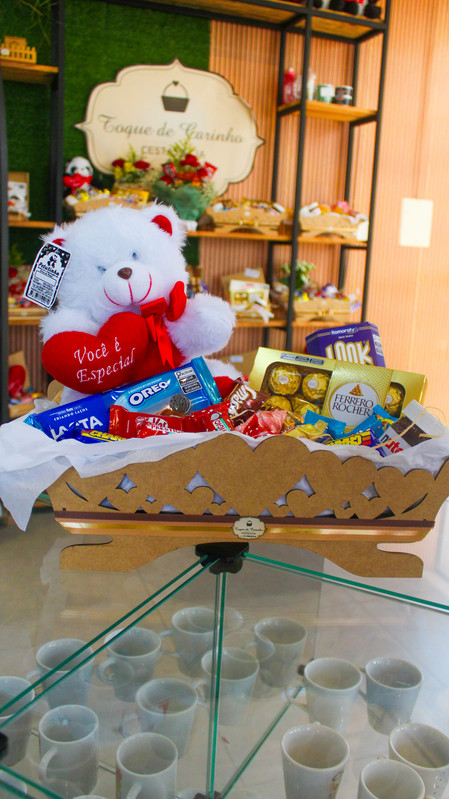 Bandeja chocolate declaração de amor