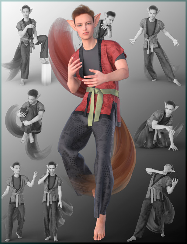 Twintails Poses for Kota 8.1 and Genesis 8.1 Males Twintails Poses for Kota 8.1 and Genesis 8.1 Males