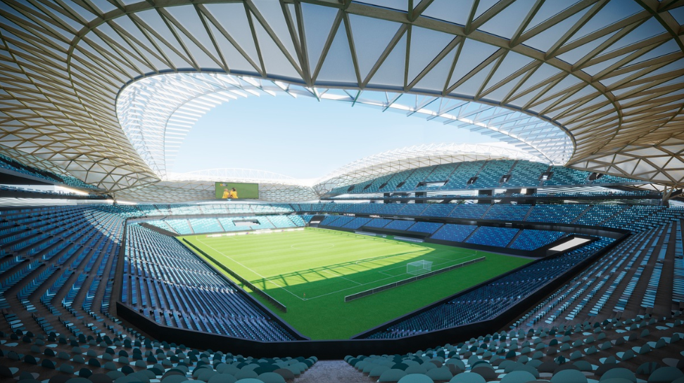 Construction MOORE PARK Sydney Football Stadium Redevelopment U/C