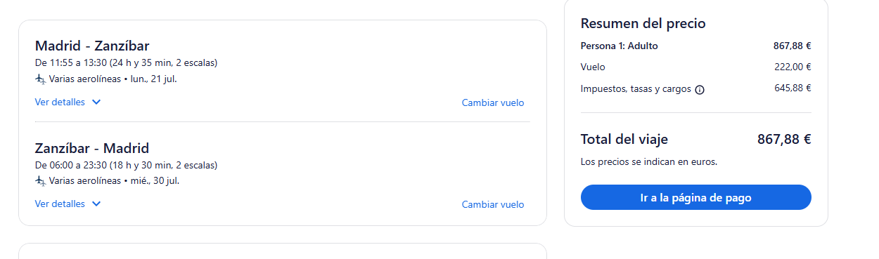 Volar a Tanzania: Vuelos Internacionales - Foro África del Este