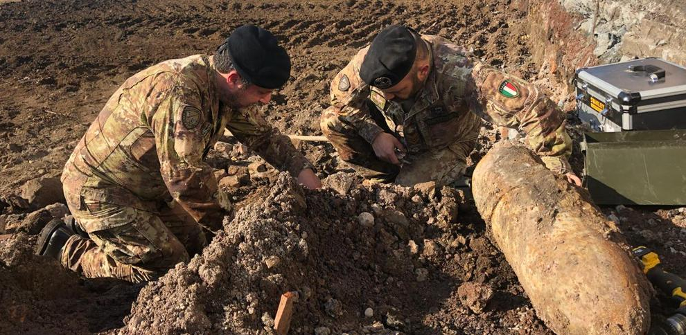 El ejército ha retirado los artefactos del aeropuerto de Roma. Ministerio de Defensa italiano