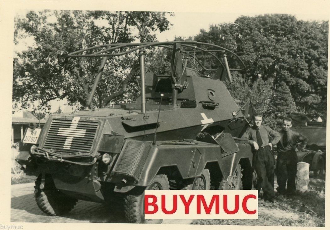 FOTO POLEN 8 RAD PANZER TANK SDKFZ Panzerspähwag