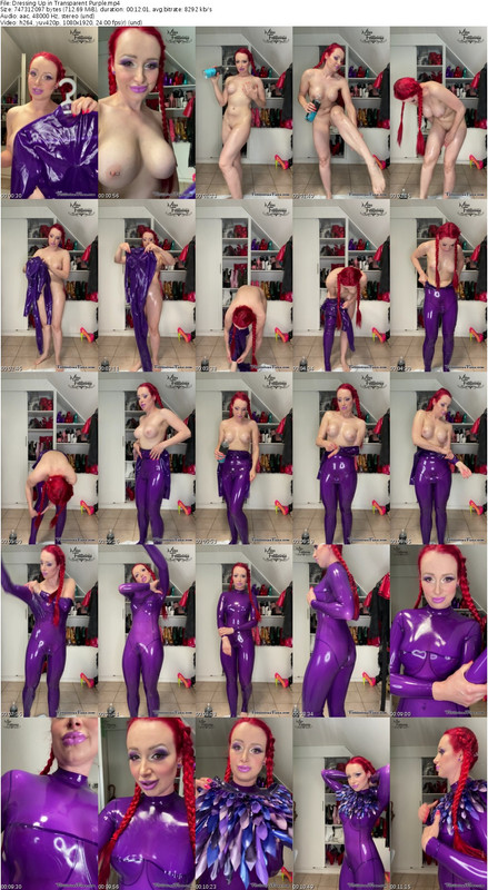 Dressing Up in Transparent Purple_s