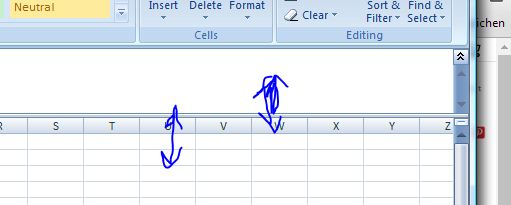 Expand Top Edit Box Bar(Formula bar) Drag Bottom up and down