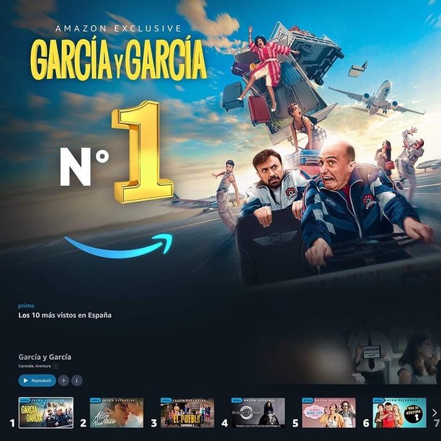 “GARCÍA Y GARCÍA”, DE ANA MURUGARREN, PELÍCULA MÁS VISTA EN AMAZON PRIME VIDEO ESPAÑA EL VIERNES 7 DE ENERO