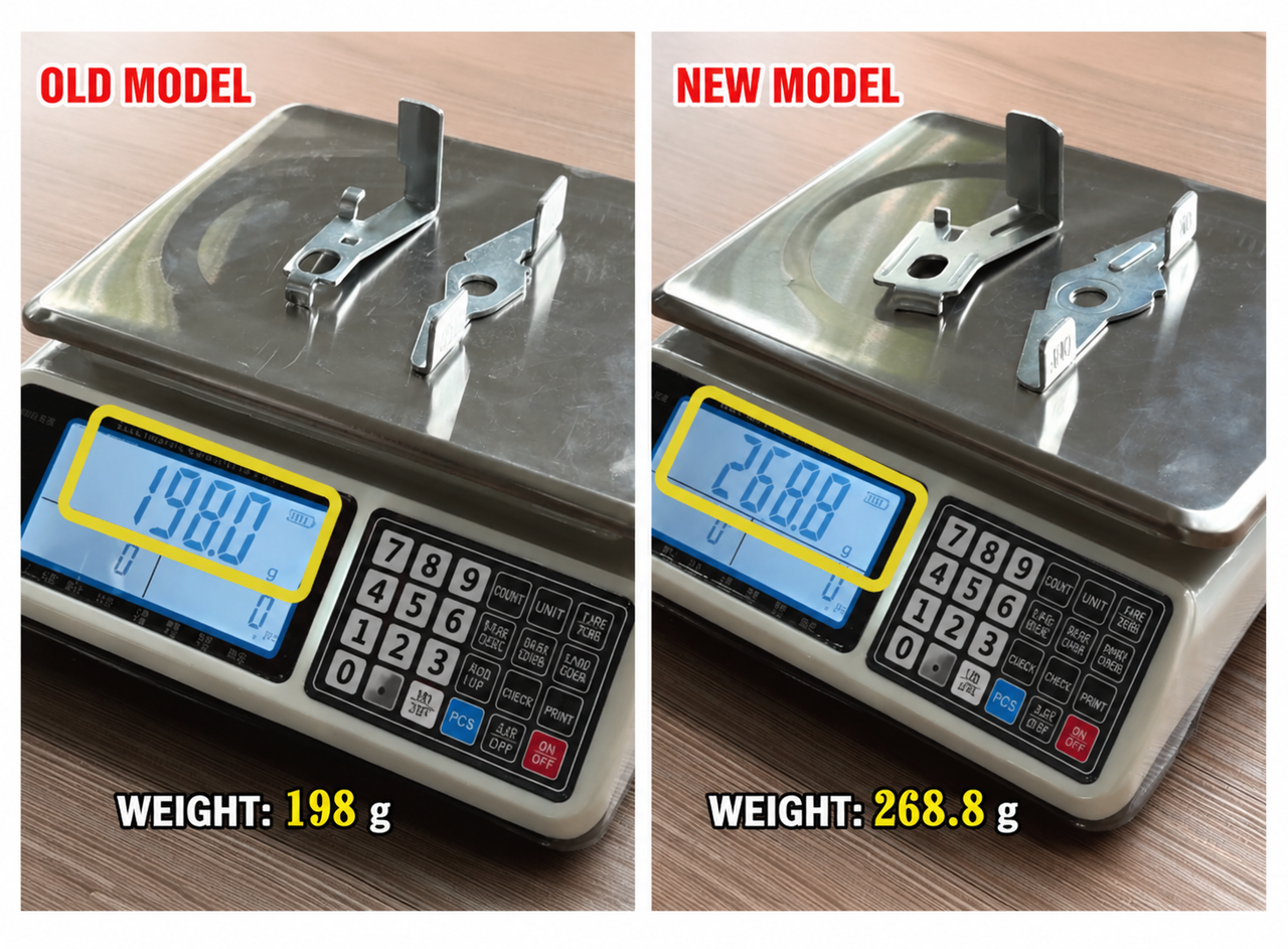 Heavier side wheel brake accessory