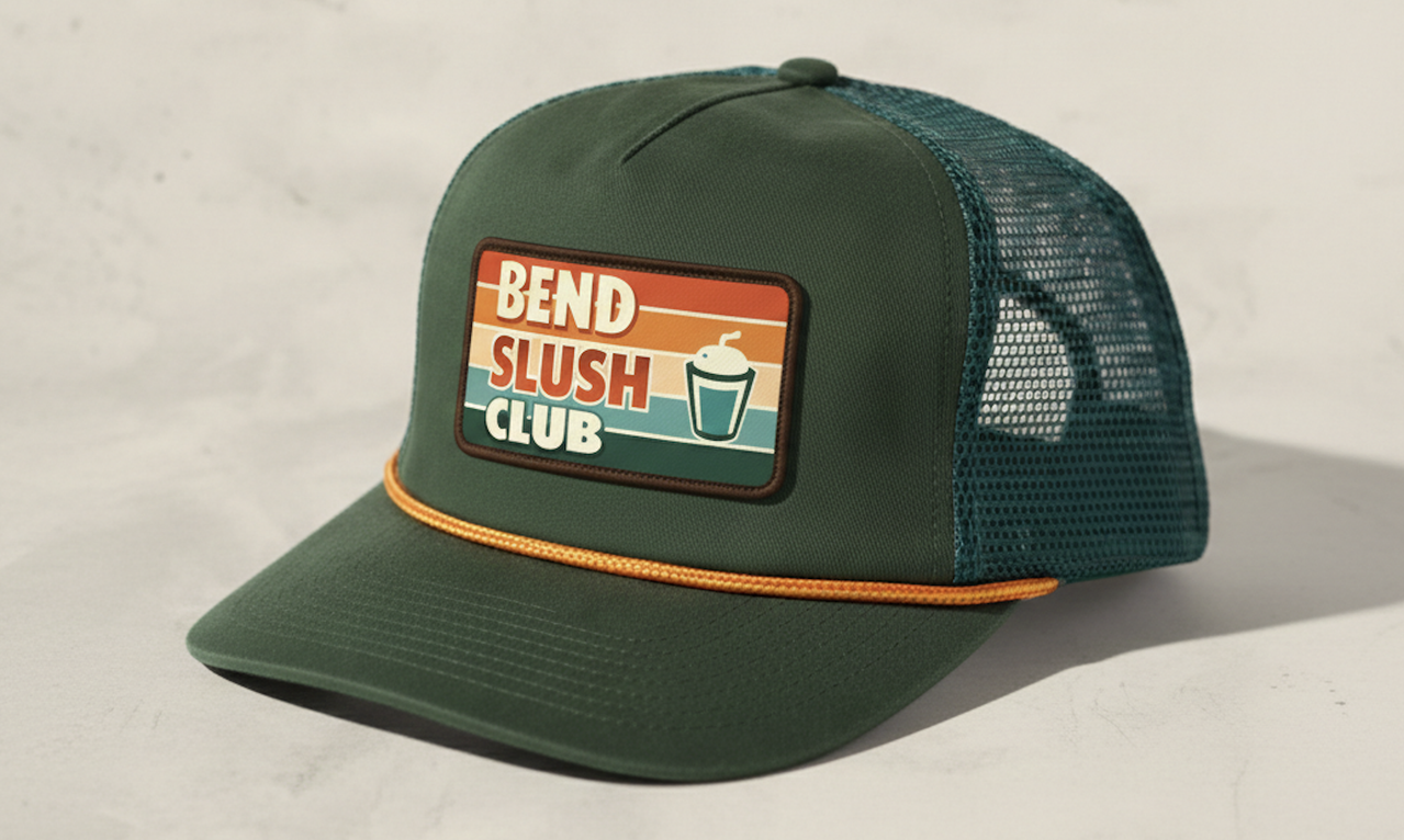 Bend Slush Club trucker hat - free with Founding Membership