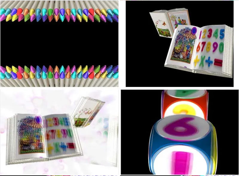 Fondos Con Movimiento Sd Escolar Pinnacle Plus Crayones Transciones Fotogramas