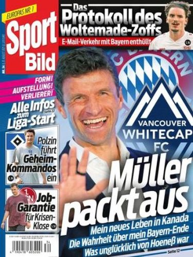 Sport Bild Magazin No 34 vom 20 August 2025
Sport Bild Magazin No 34 vom 20 August 2025
