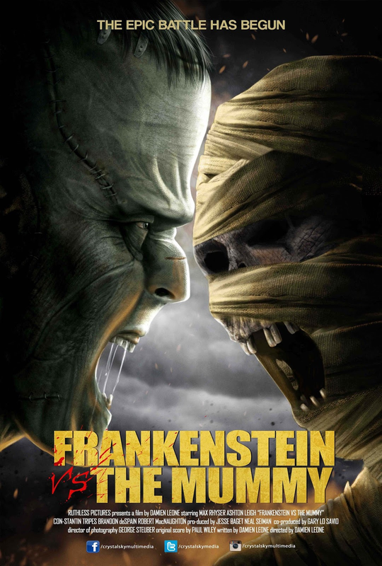 Frankenstein vs. The Mummy 2015 UNRATED Hindi Dual Audio 720p BluRay 1.1GB Download