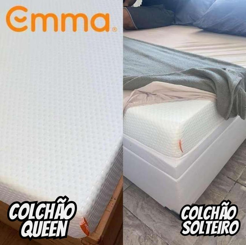 Colchão Solteiro Emma One Plus – Firme e Ortopédico com 10 anos de garantia