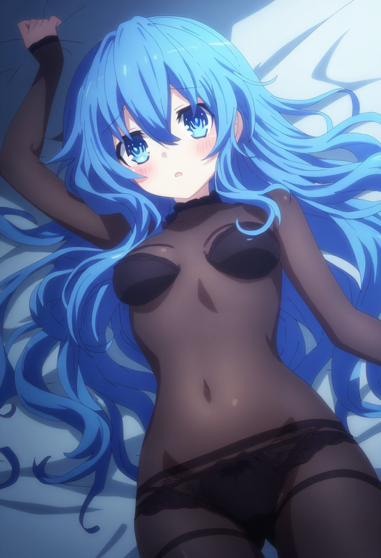 1girl, yoshino (date a live), small breasts,  See-through bodysuits with impossi s-1738881684