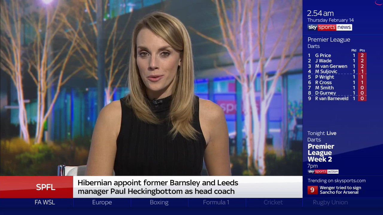 14 February - 02.46.28 - Sky Sports News. All the news from the 