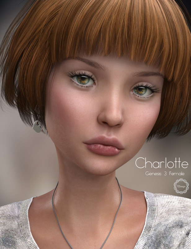 P3D Charlotte HD for Genesis 3 Female P3D Charlotte HD for Genesis 3 Female