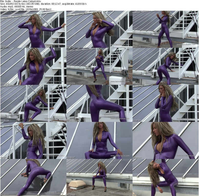 Jodie - Purple Latex Catsuit_s