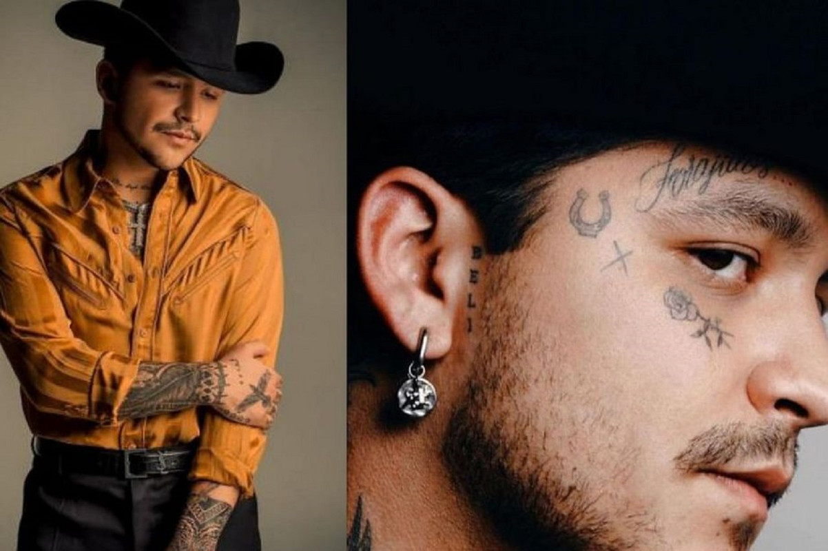 Christian Nodal ¿Cuál es la razón que lo obligó a tatuarse la cara?