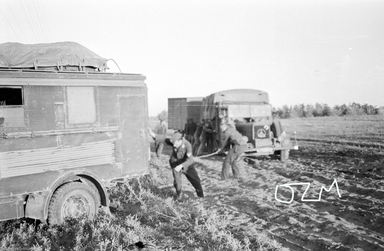 Juli 1942, Stalino, Abschlepp Manöver