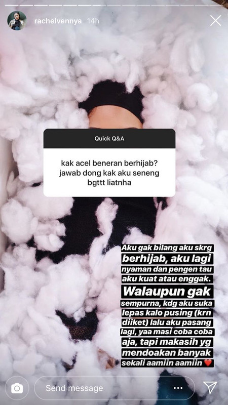 Keputusan Rachel Vennya Berhijab