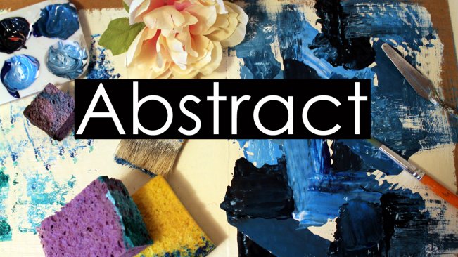 Abstract Painting for Beginners  Tools, Colors, and Texture