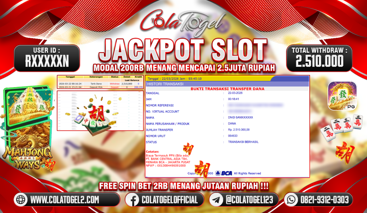 JACKPOT SLOT GACORR!!