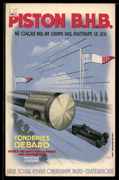 AK Paris Le Piston B H B Fonderies Debard Siege Social Rue Oberkampf 89