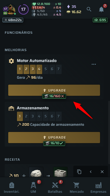 Motor automatizado da fábrica