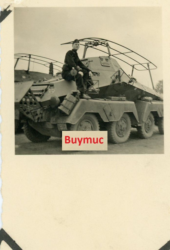 Foto wehrmacht panzerspähwagen sd kfz tank