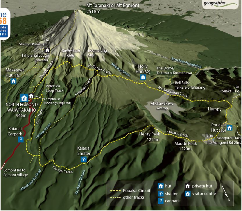 Egmont / Taranaki NP: Pouakai Circuit (marzo 2021) - Escapadas y rutas por la Nueva Zelanda menos conocida (3)