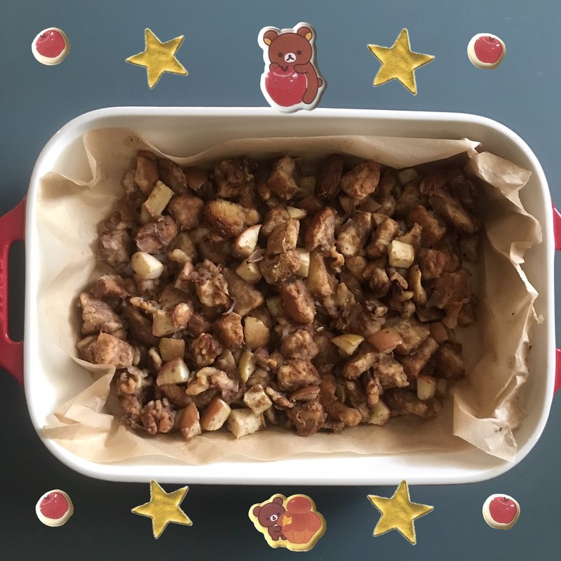 apple walnut stuffing