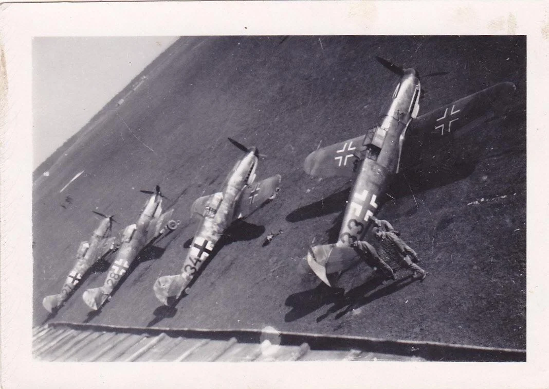 JG. 107 in France Nancy-Essay. Me109F-4 und Me109E-6 1942