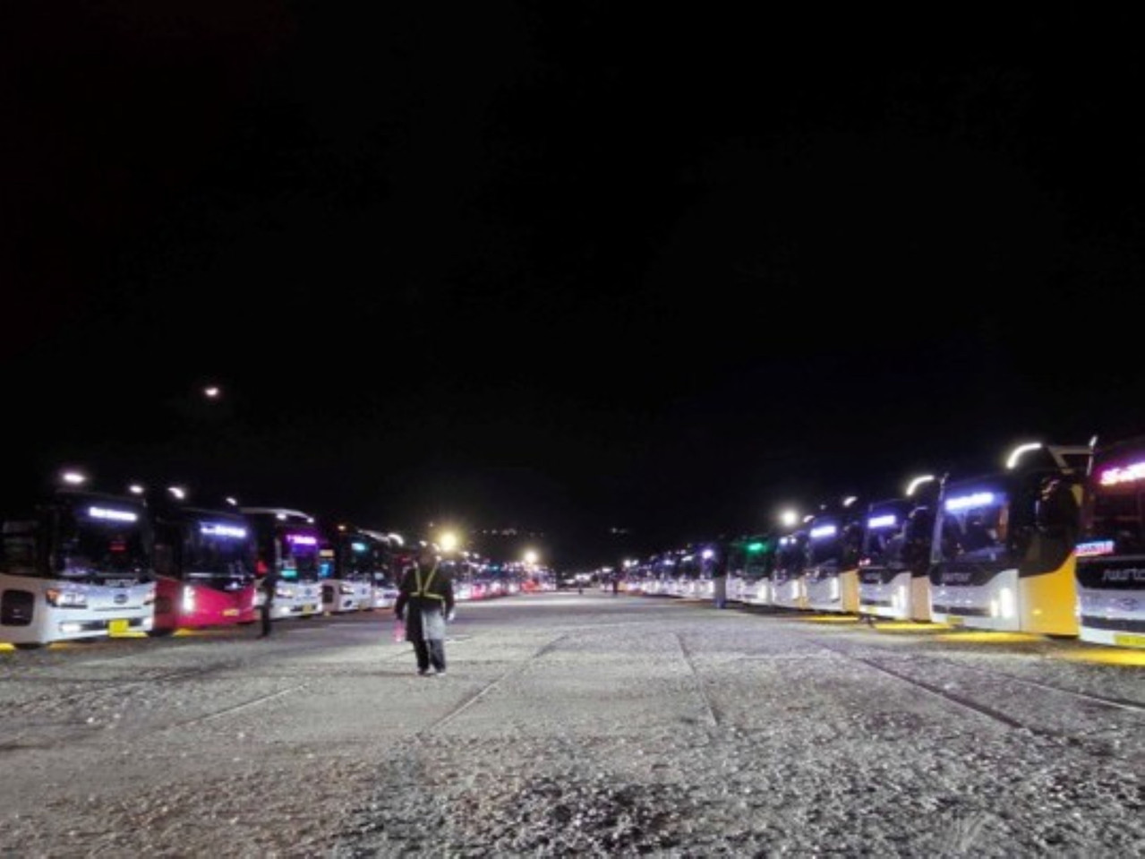 그라운드케이 라이더스 SBS가요대전 인스파이어아레나 주차장 유휴부