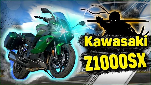 В аппарате взяты детали от литрового спортбайка Kawasaki 1000RX