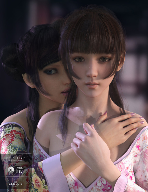 Nyo Hair for Genesis 8 Female(s) Nyo Hair for Genesis 8 Female(s)