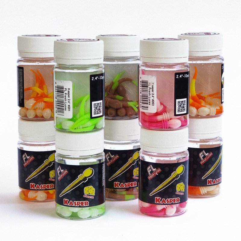 Fresh Lures Kasper Bicolor, trout fishing lures, trout fishing lures plastic,
