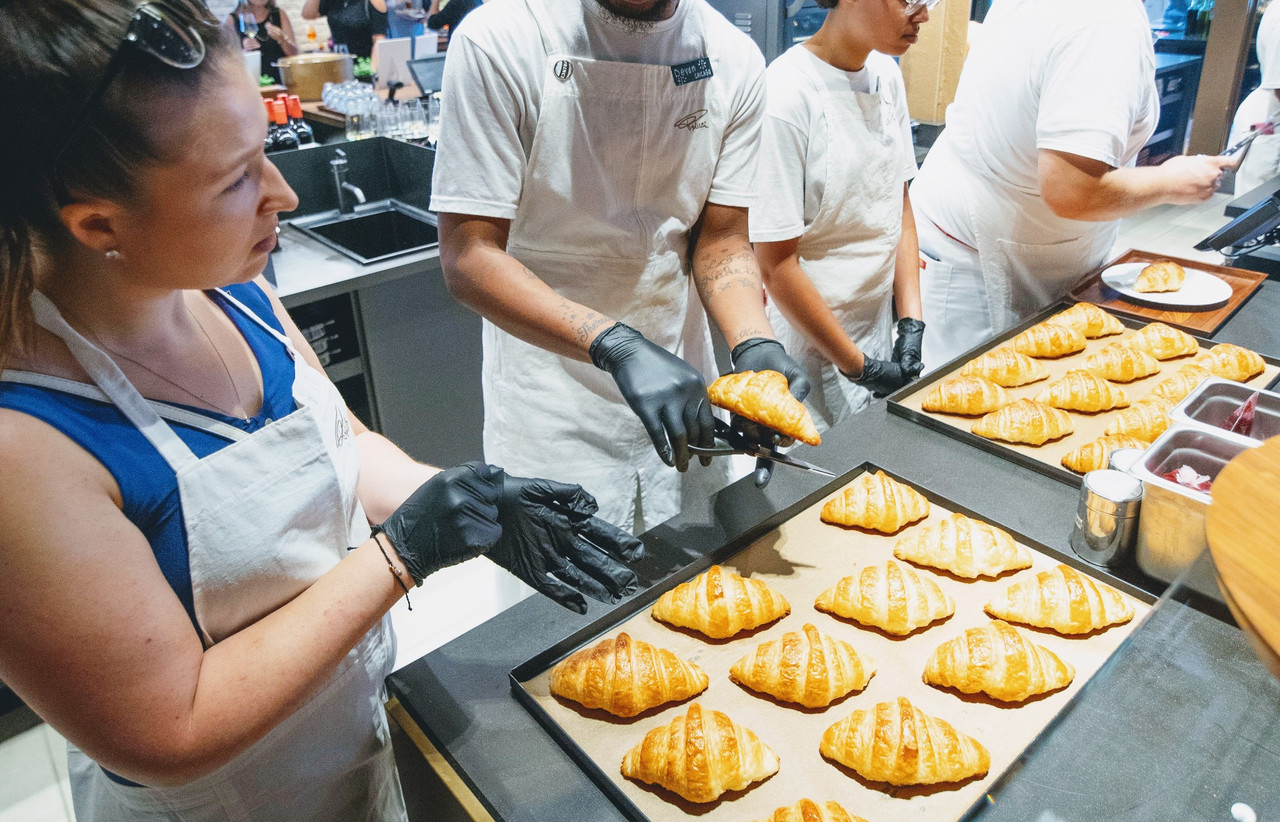 Bakery team process environmental photography in Chicago