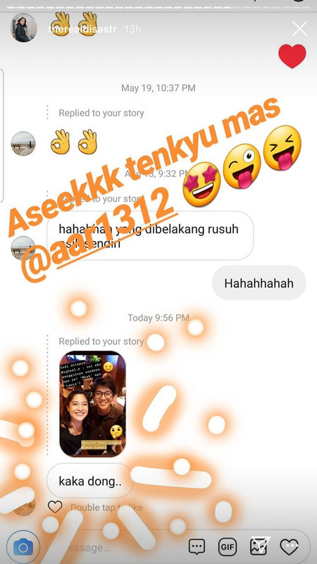 Instastory Dian Sastro