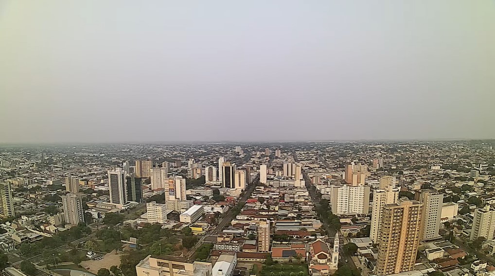 Campo Grande nesta manhã de quinta-feira
