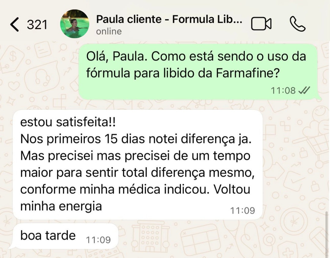 Print de WhatsApp de cliente