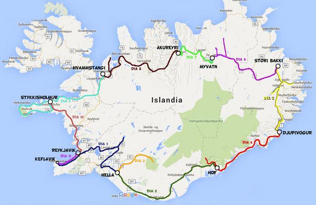 ISLANDIA en 11 DÍAS con 4x4 - Agosto 2016 - Blogs de Islandia - Preparativos e Itinerario (2)