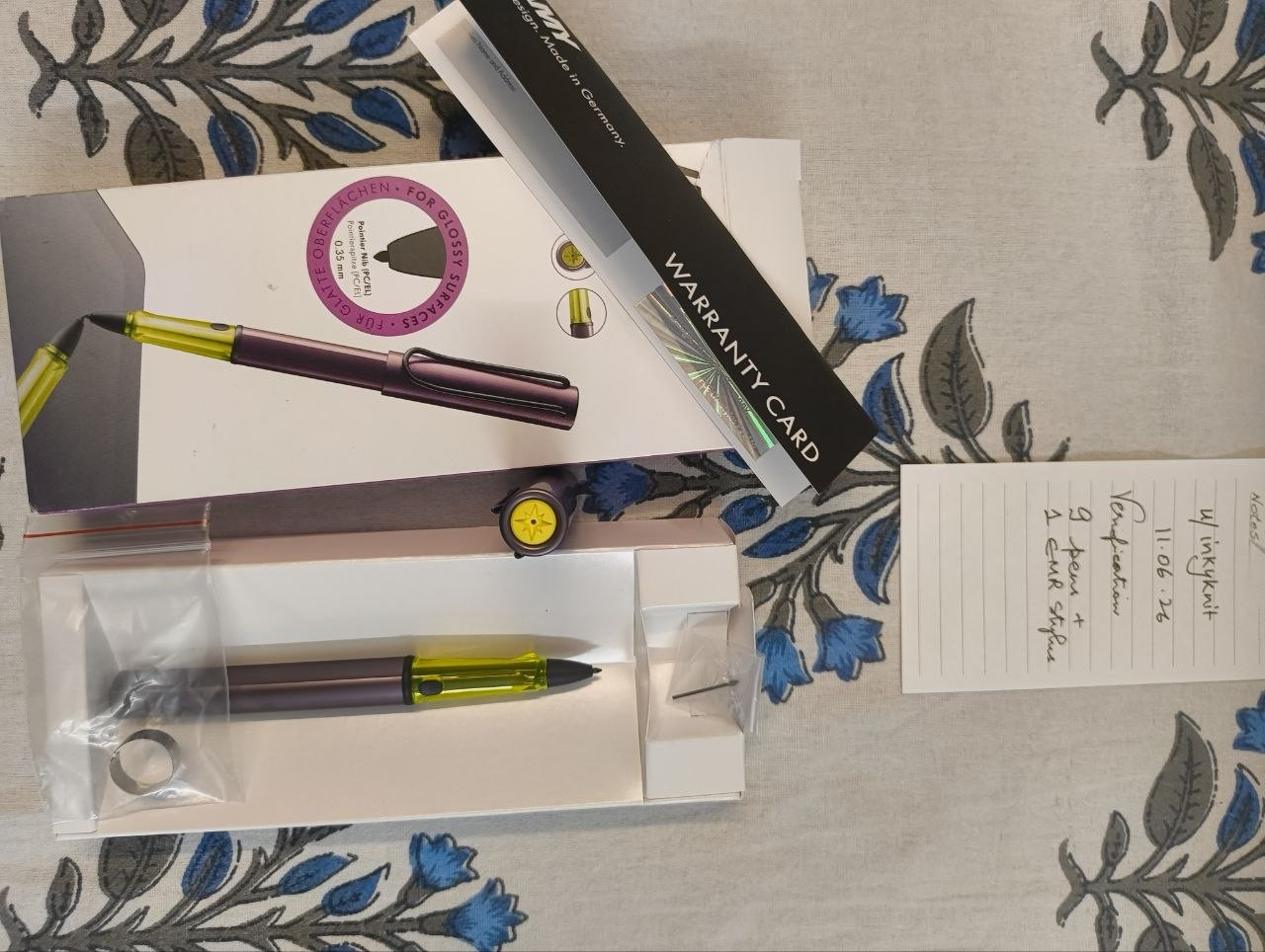 Lamy EMR Digital Pen - uncapped