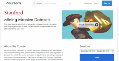 Coursera - Mining Massive Datasets (Stanford University)