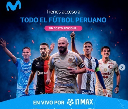 Movistar TV Liga 1 Max ( 1 Perfil)