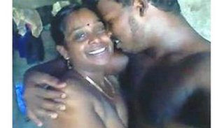 Aunty from the Desi village with a neighbor