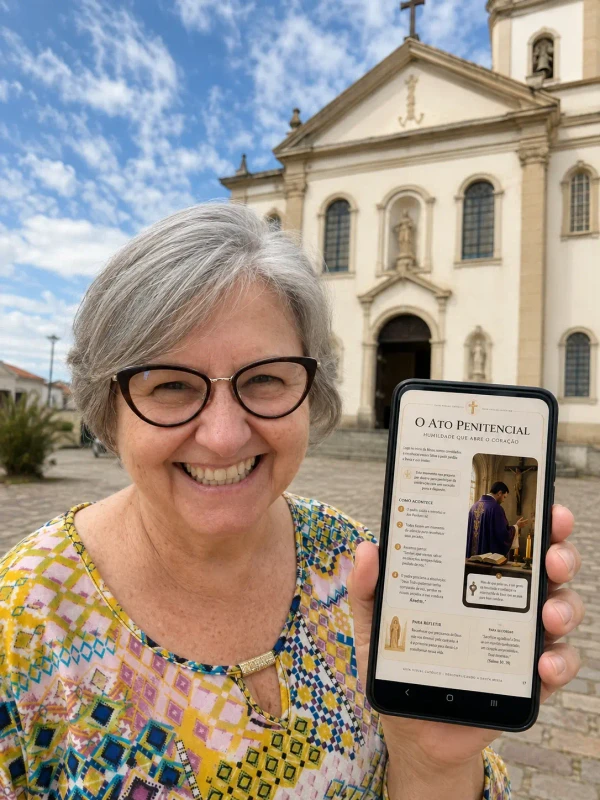 Cliente lendo o ebook no celular