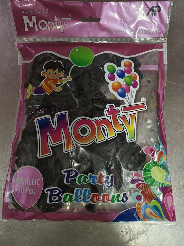 Black Metallic Balloon