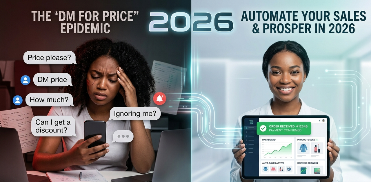 Automate your sales and stop DM for price