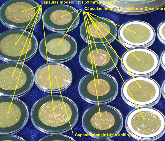 Proceso de creación/modificación de un estuche expositor para monedas Capsulas