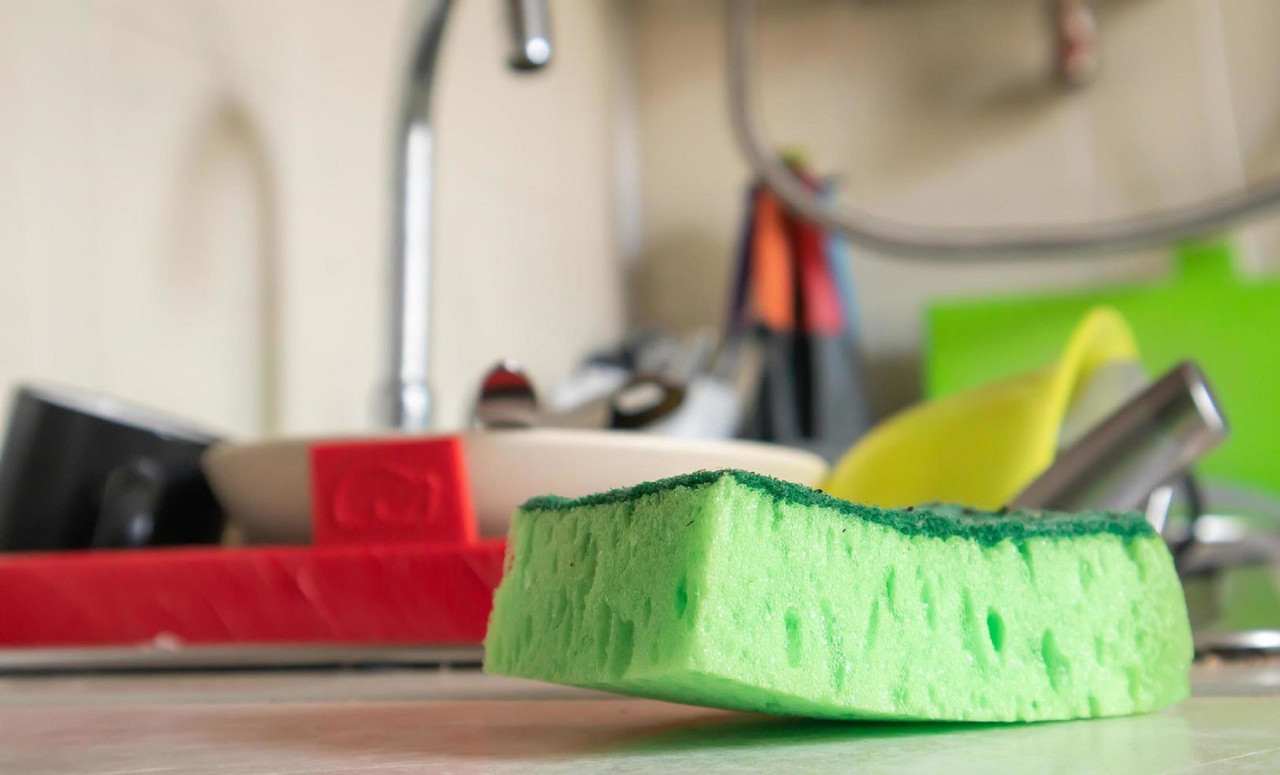 Esponja para lavar platos ¿Cuándo se recomienda cambiarla y por qué?