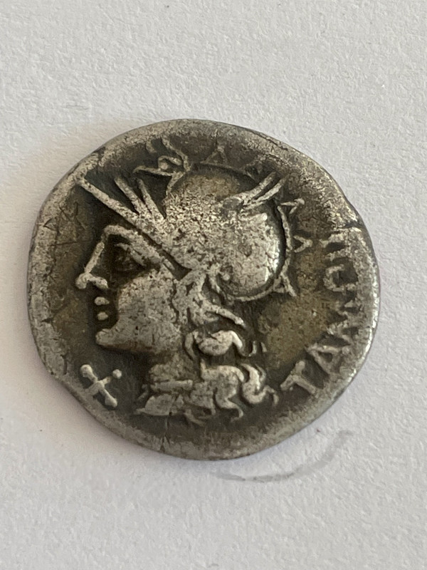 Denario gens Baebia. ROMA // BAEBI. Q. F. Apolo en cuadriga a dcha. Roma. 6-AE84-C20-22-B7-4783-9-B1-D-B71716-C20320